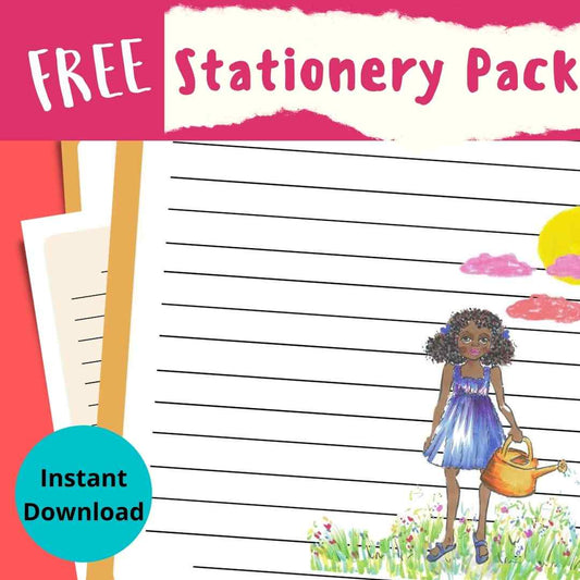 Little Miss Mary - Printable Stationery Set - Miss Brooks Loves Books