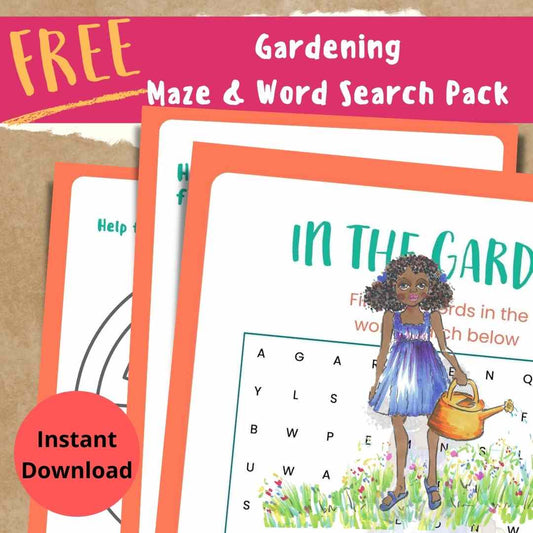 Little Miss Mary - Printable Activity Kit | African-Caribbean | African-American Girl - Miss Brooks Loves Books
